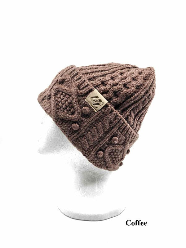Cable knit Soft Beanie