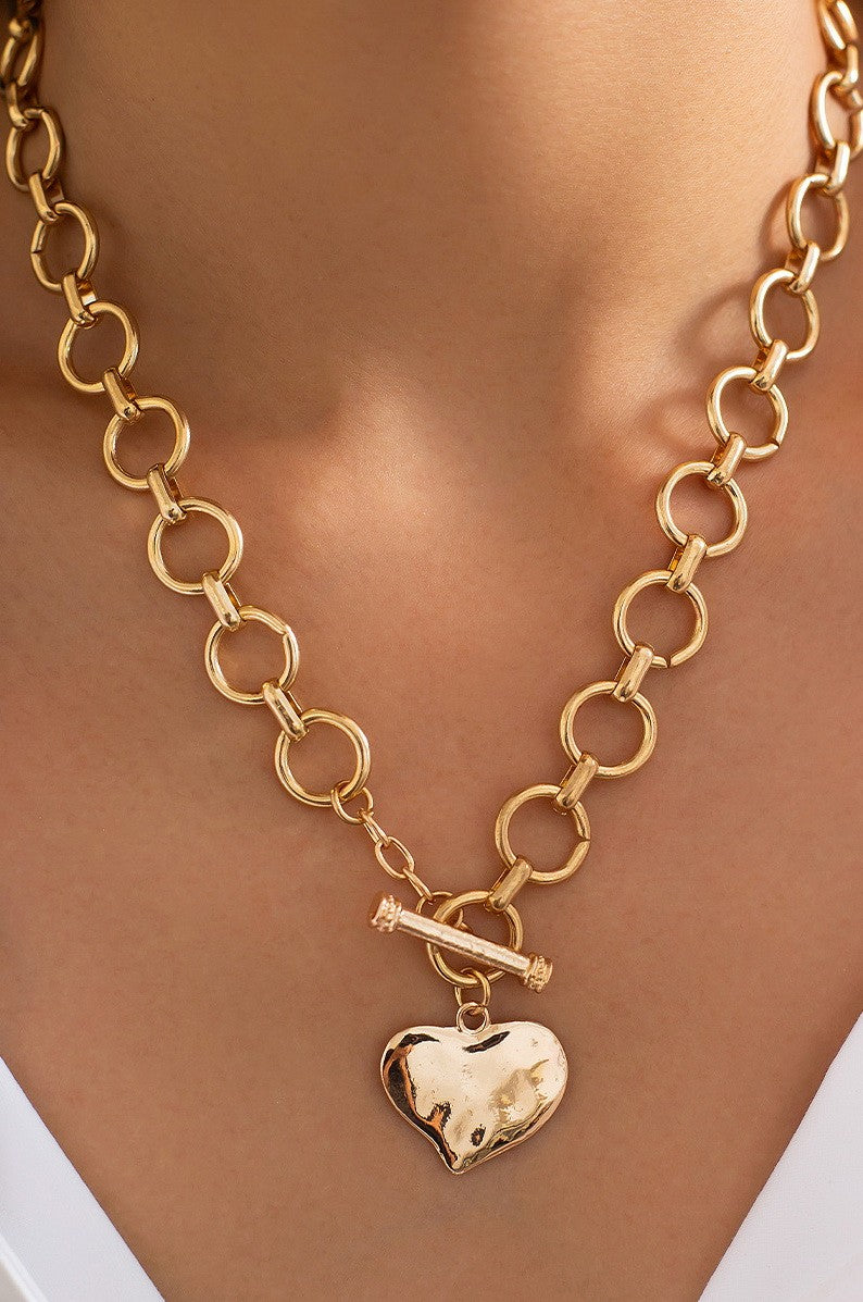 Gold Heart Necklace