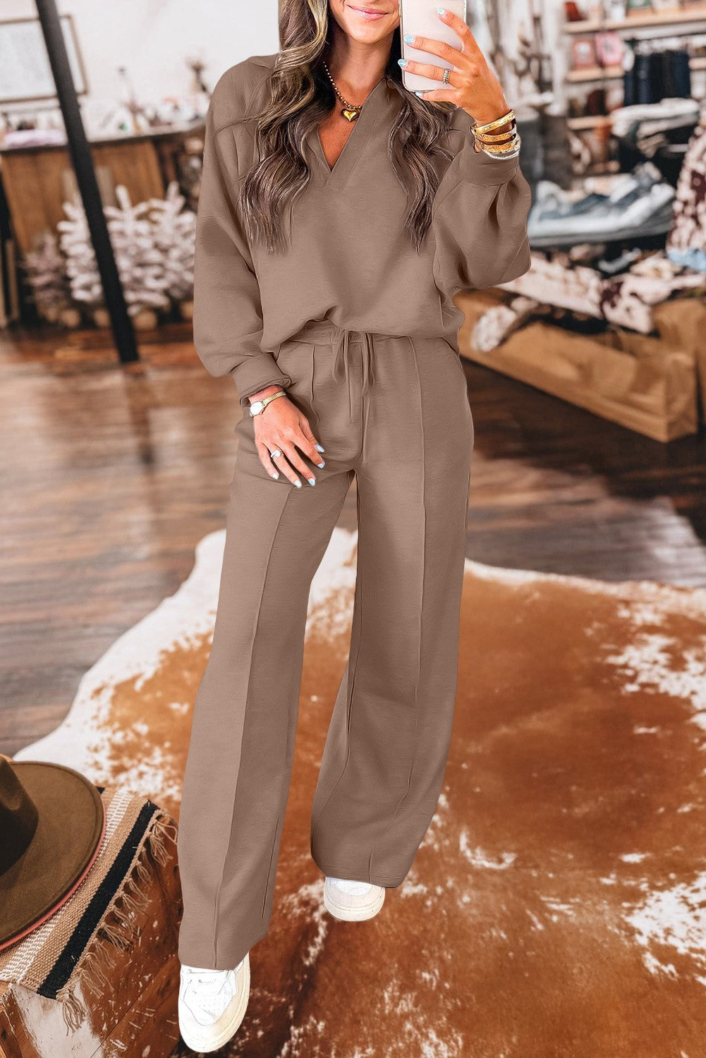 Chocolate Brown Lounge Set