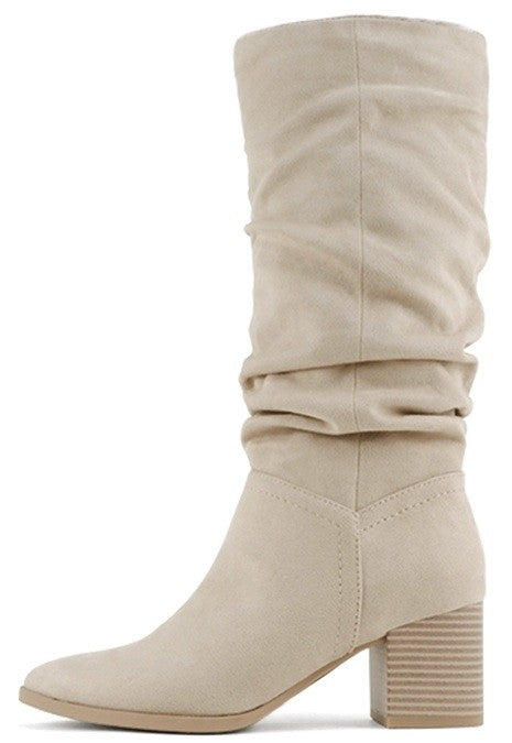 Chunky Heel Dress Boots