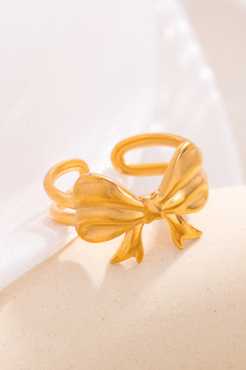 Gold Bow Ring