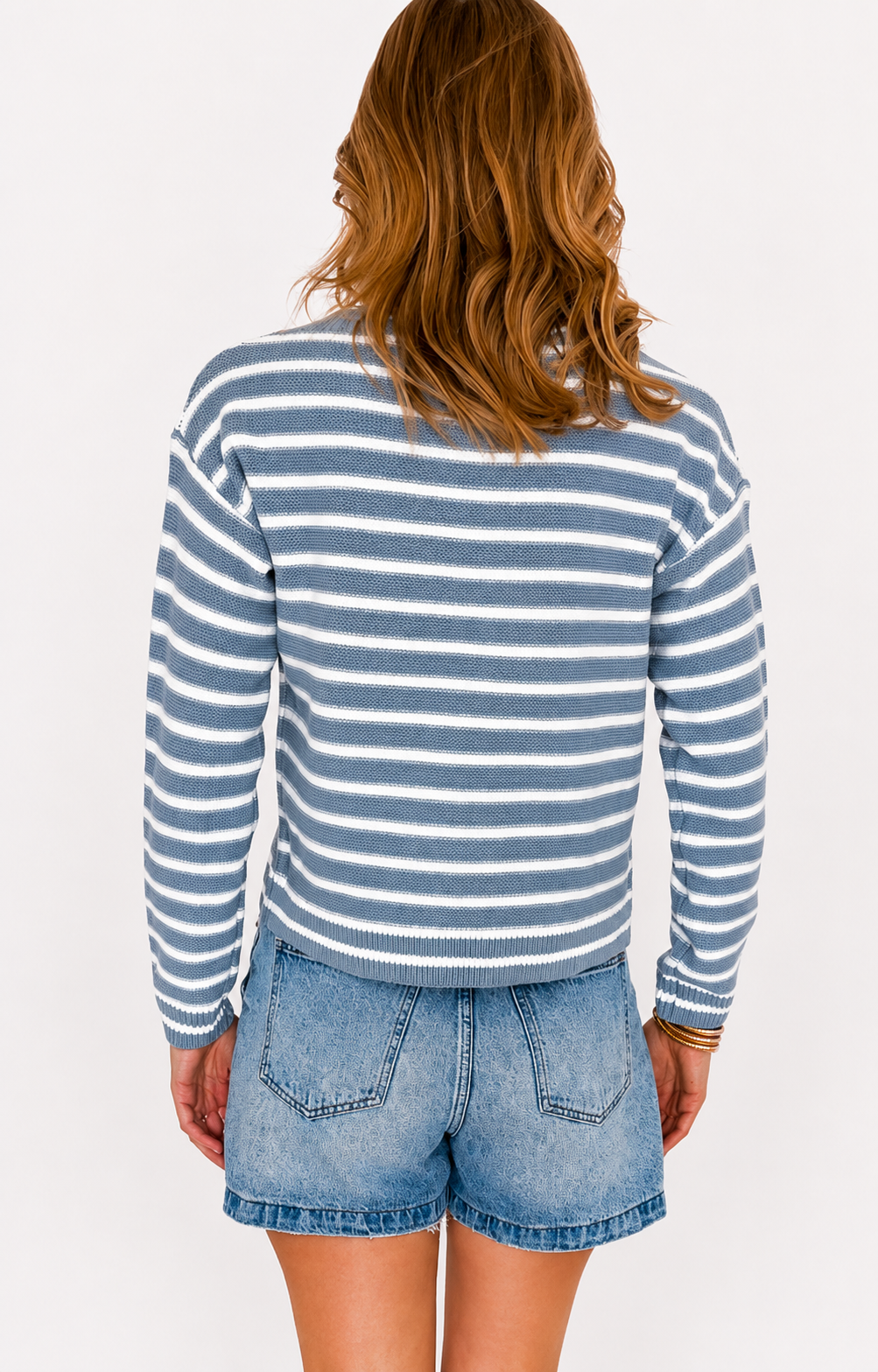 Coastal Breeze Striped Cardigan