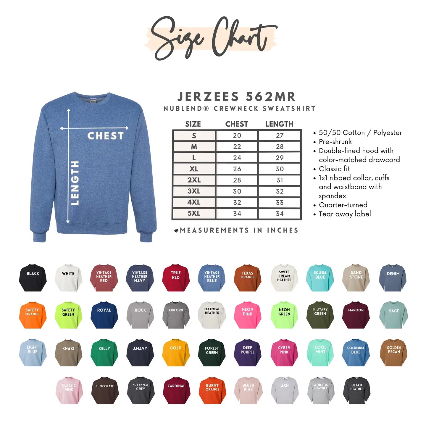 Fear Not Isaiah 41:10 Embroidered Jerzees Crewneck