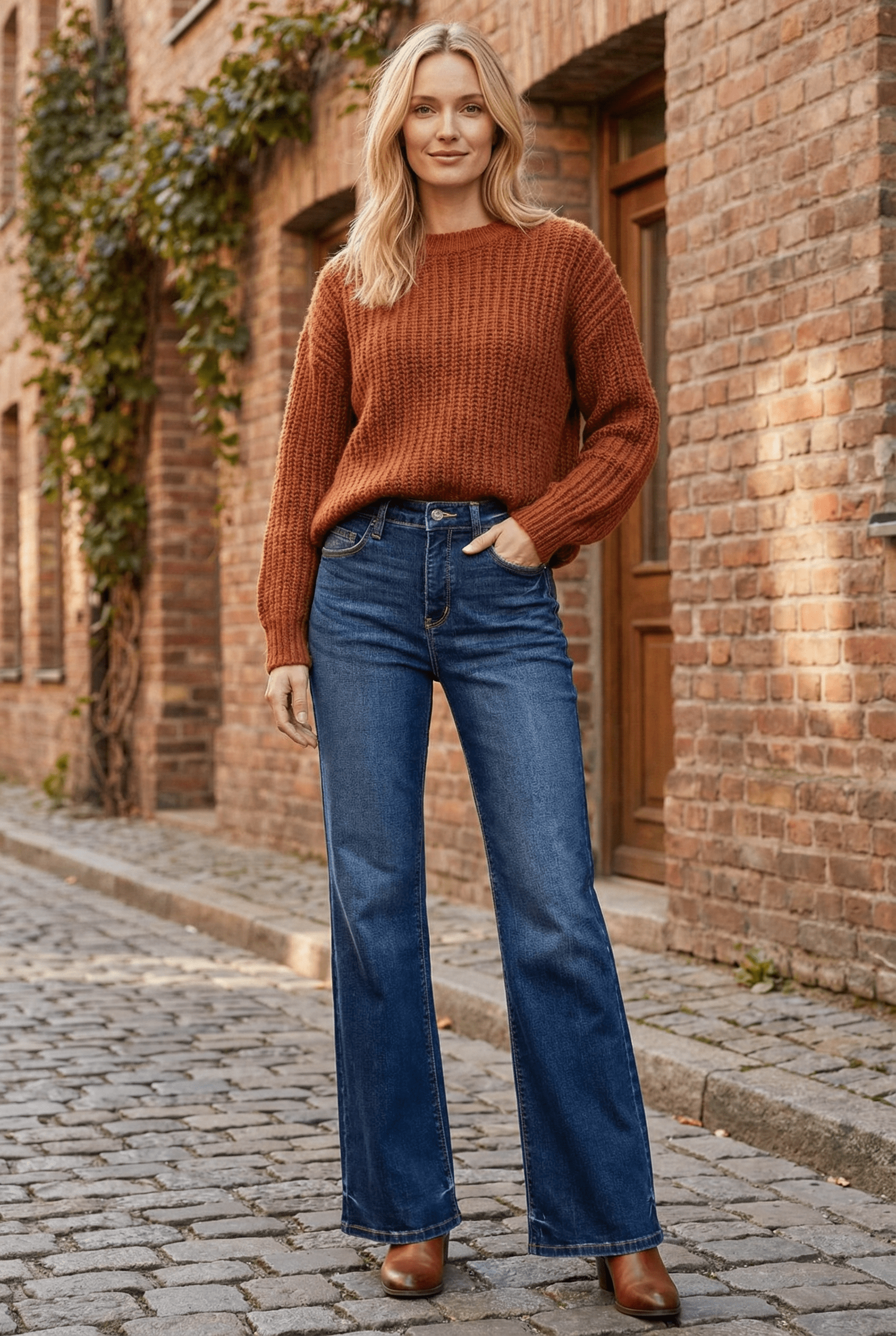 Tummy Control High Rise Holly Flare Jeans