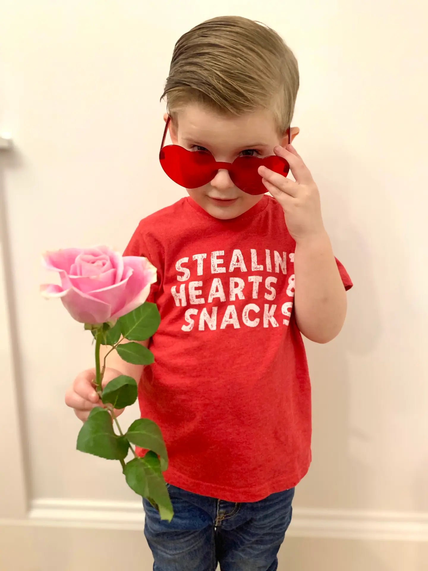 Stealin' Hearts & Snacks - Toddler Shirt