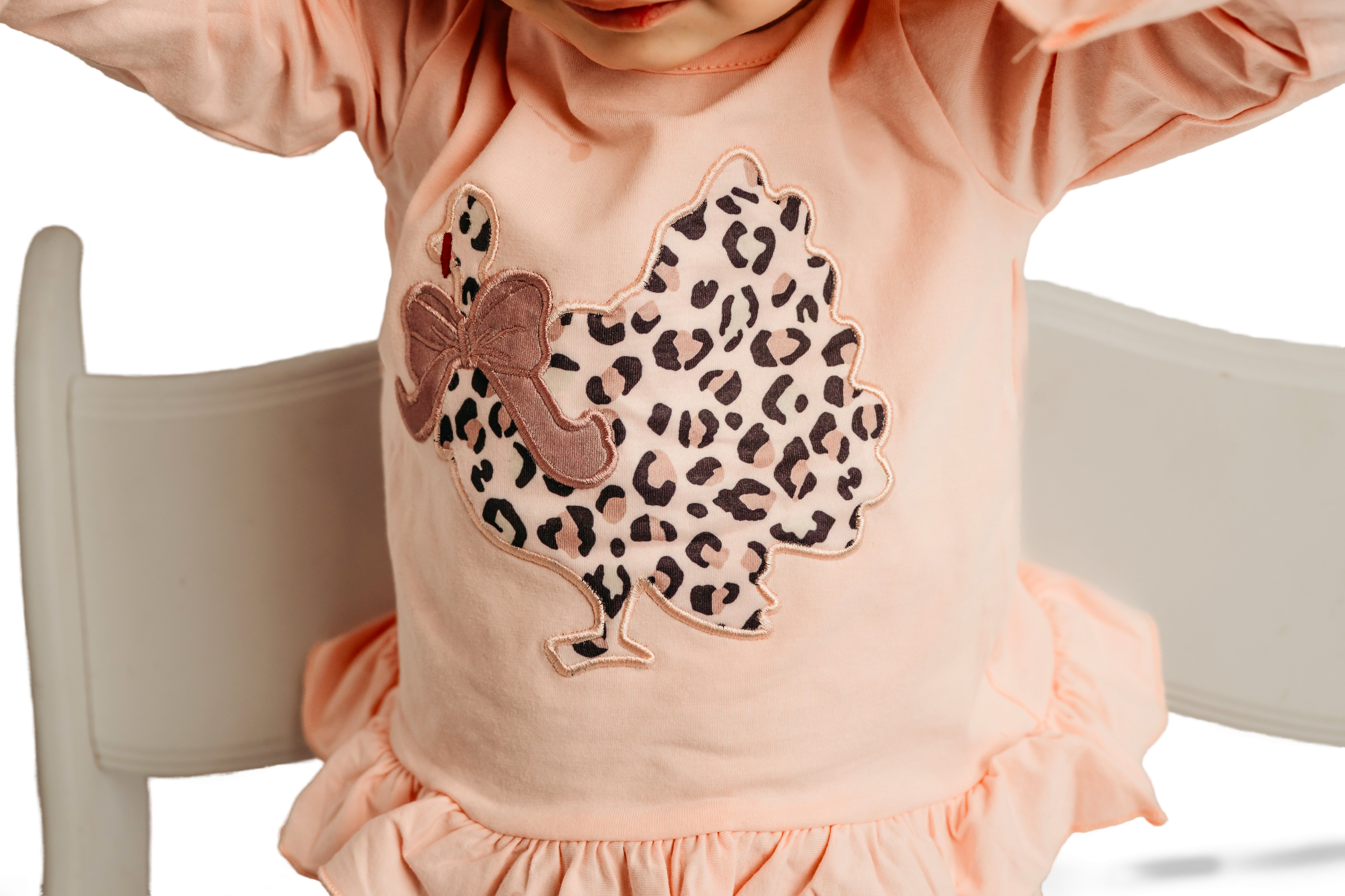 Pink Cheetah Set with Bell Bottoms