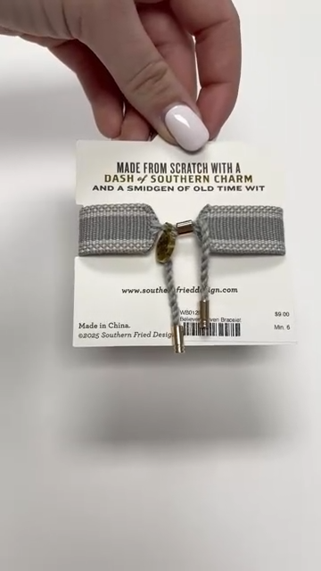 Believer Adjustable Woven Bracelet