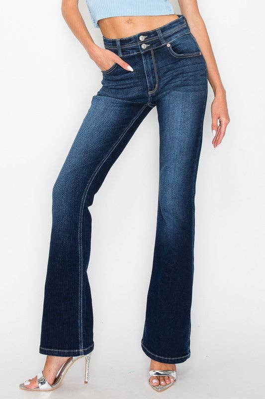 *Tummy Control* High Rise Bootcut Jeans