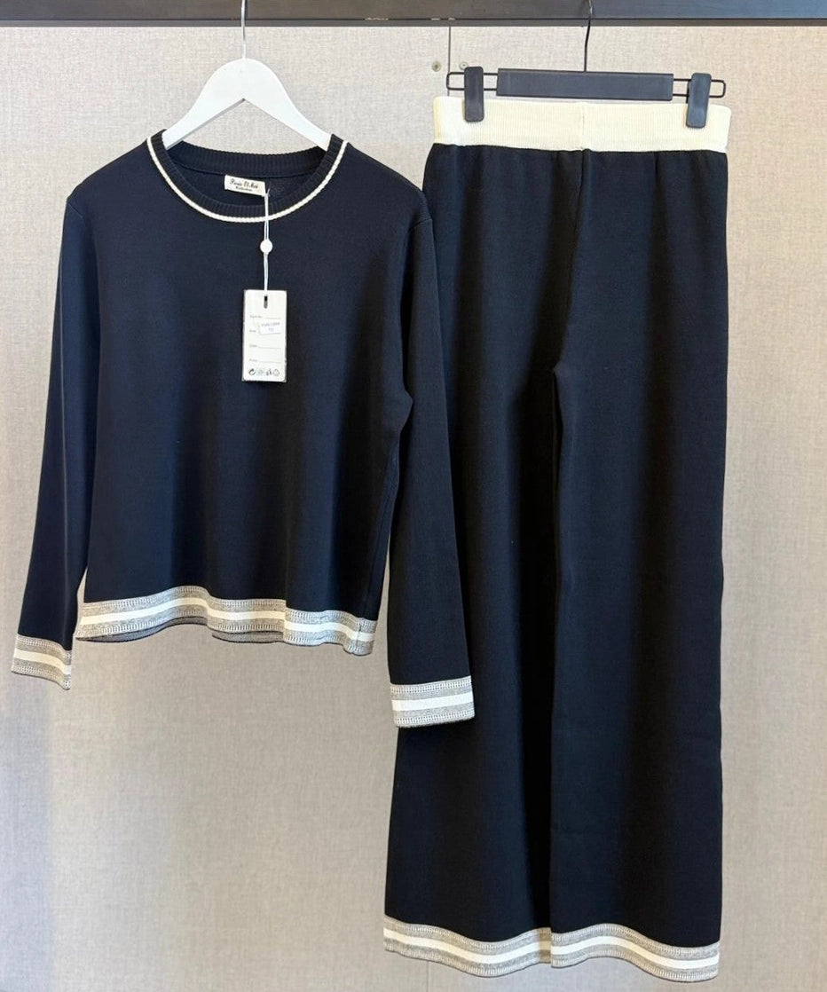 knit pant set