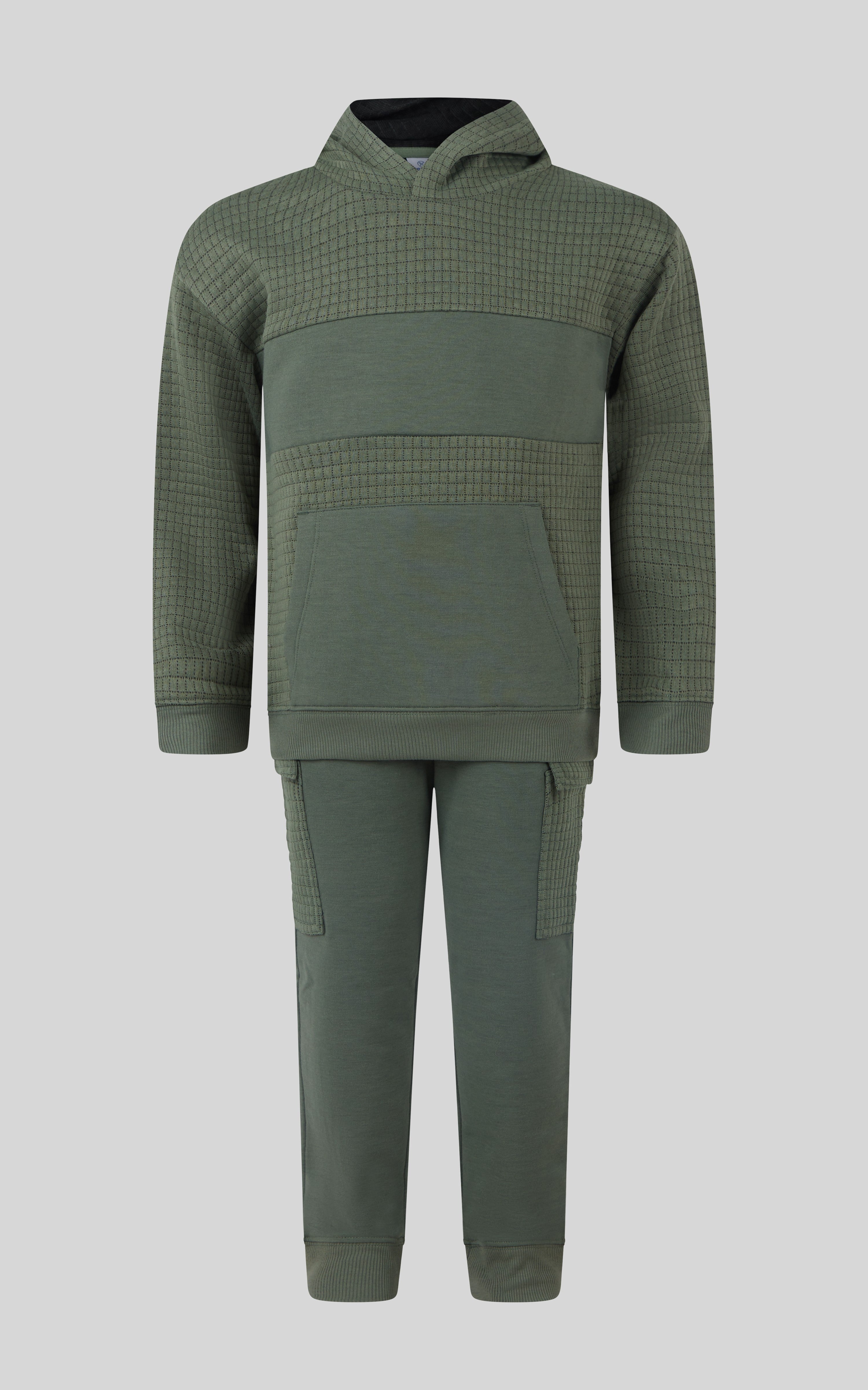 Toddler Boy Quilted Jogger Set