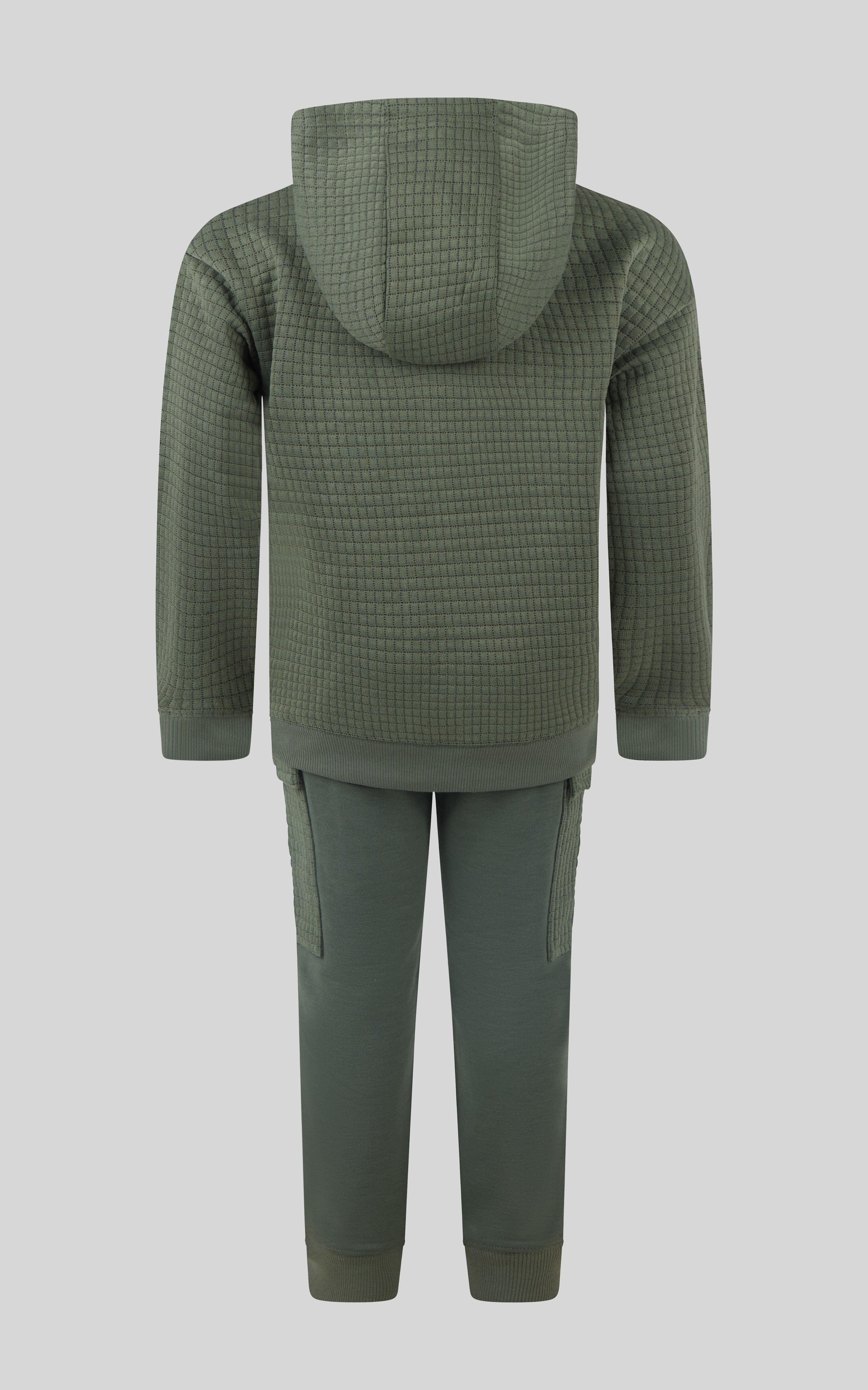 Toddler Boy Quilted Jogger Set