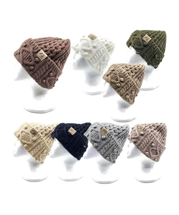 Cable knit Soft Beanie