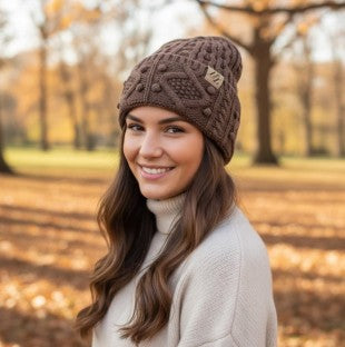Cable knit Soft Beanie