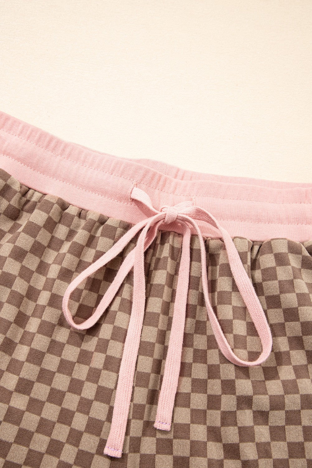 Checkered Sweatshirt 2 Piece Set