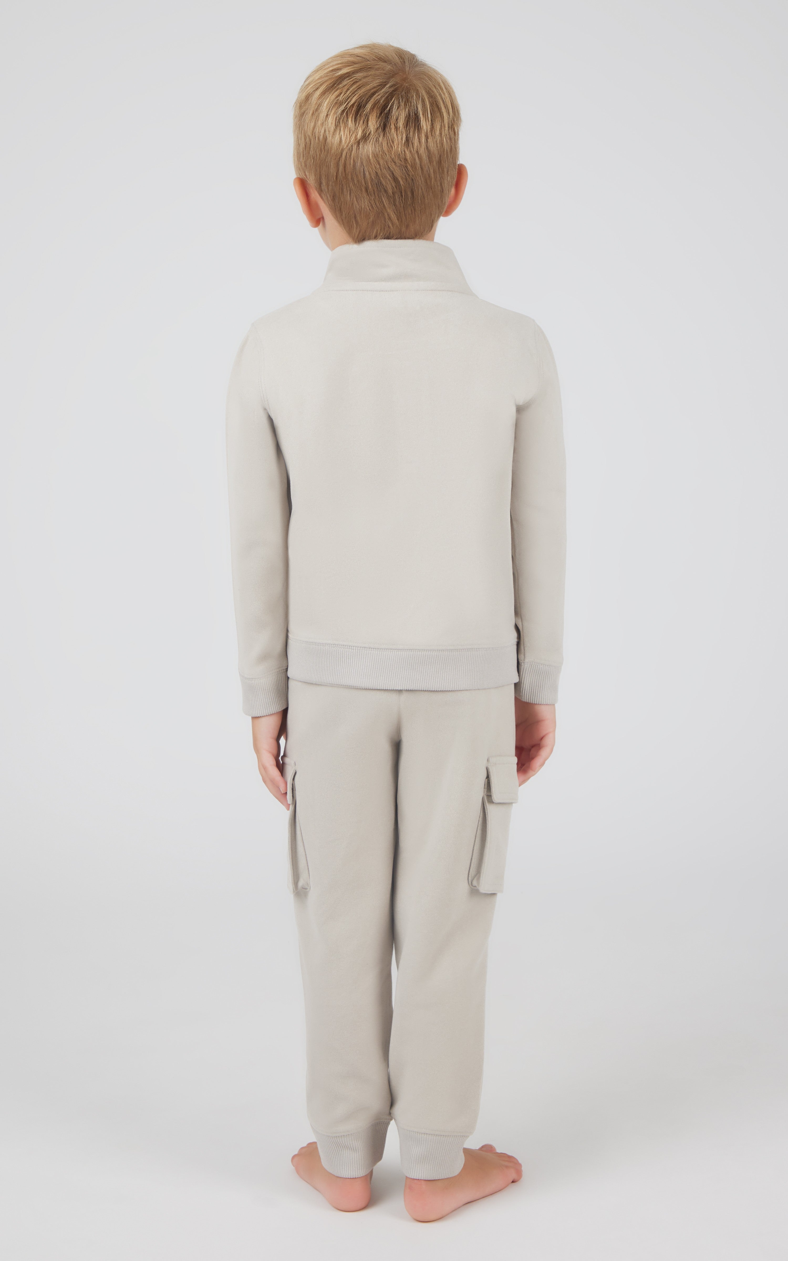 Toddler Boy Cream Sweats Set