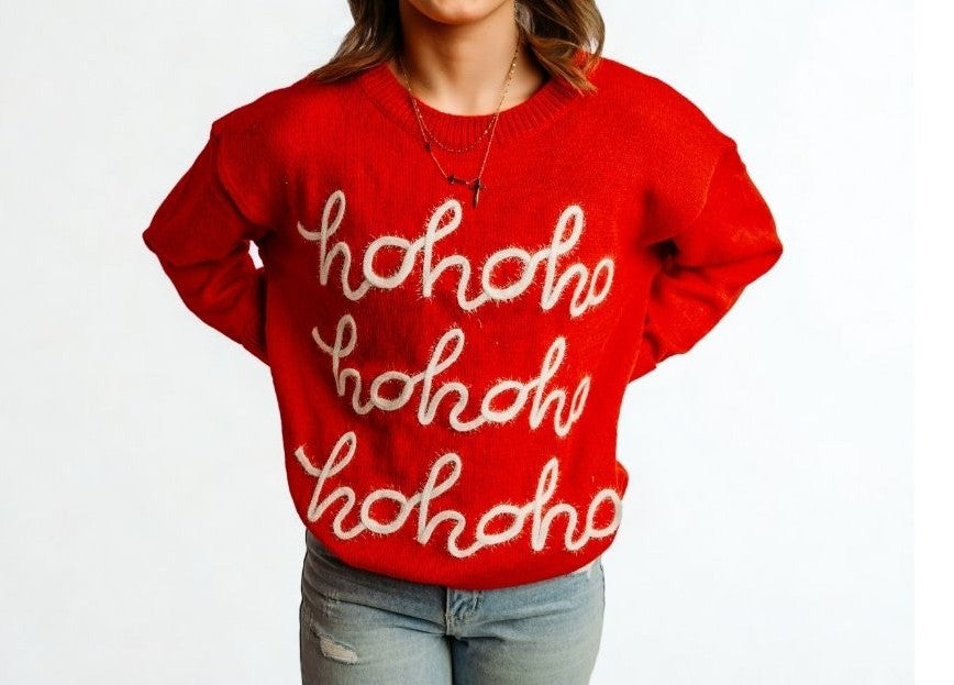 Ho Ho Ho Christmas Sweater