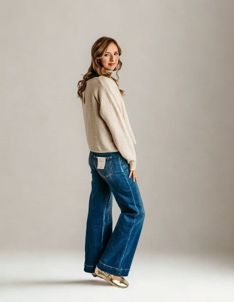 Button Down Cream Cardigan