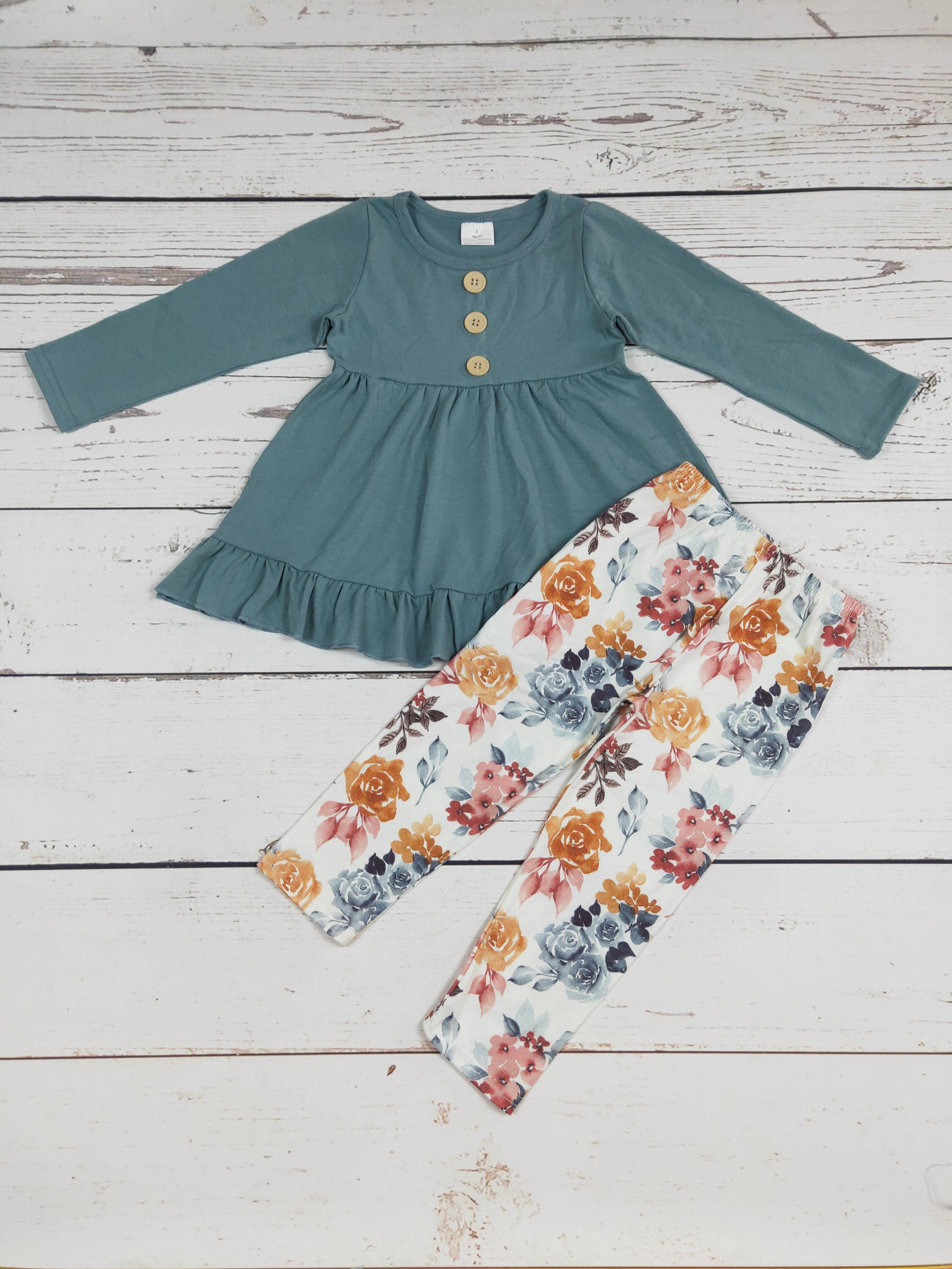 Autumn Bloom 2 PCS Clothing Set