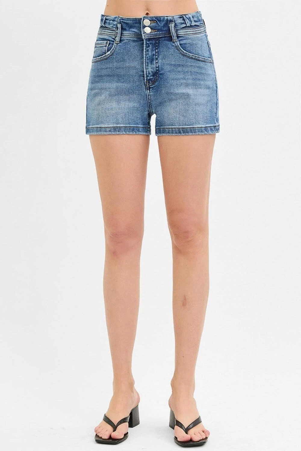 Risen High Rise Bow Detailed Shorts