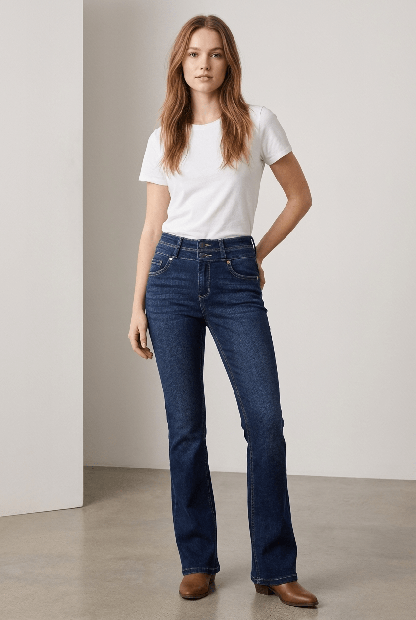 *Tummy Control* High Rise Bootcut Jeans